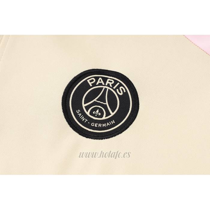 Chandal de Sudadera del Paris Saint-Germain Jordan Nino 2024-2025 Amarillo